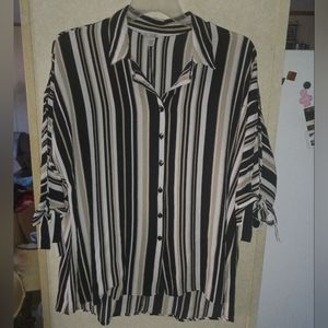 Plus Size Button Down Blouse